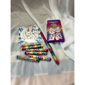 Lisa Frank Crayons and Marker Used
